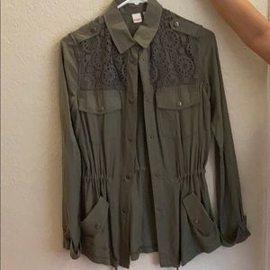 Olive green bongo formal jacket